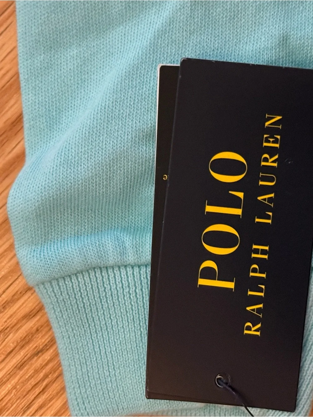 New with tag Ralph Lauren Blue, White & Mint Ombre Hoodie Dress girls